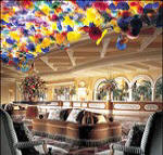 Bellagio Hotel Las Vegas - a view of the lobby Bellagio Hotel Las Vegas - a view of the lobby