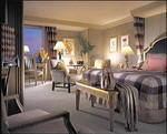 the tastefully decorated guestrooms at the Las Vegas Bellagio Resort the tastefully decorated guestrooms at the Las Vegas Bellagio Resort
