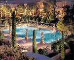 one of Bellagio Resort Las Vegas' gorgeous swimming pools one of Bellagio Resort Las Vegas' gorgeous swimming pools