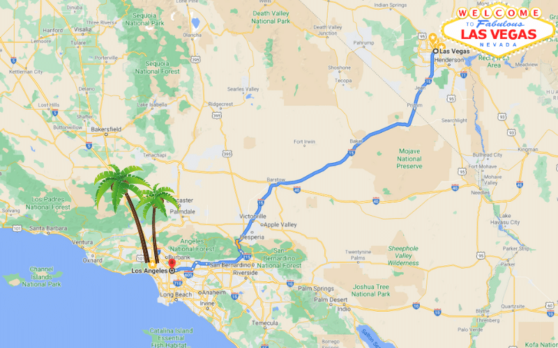 Traveling from LA to Vegas