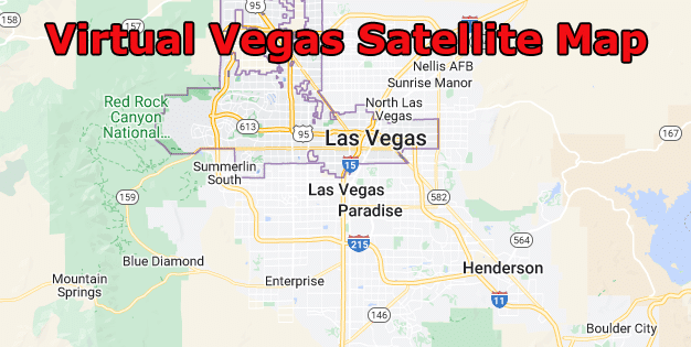 Las Vegas Strip Map - Map of Las Vegas Strip