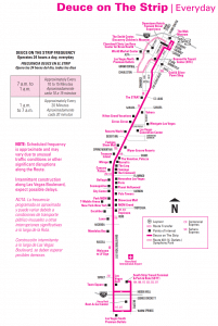 Guide To The Deuce Transit Bus System | Las Vegas Direct