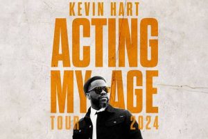Kevin Hart performing in Las Vegas for Acting My Age.