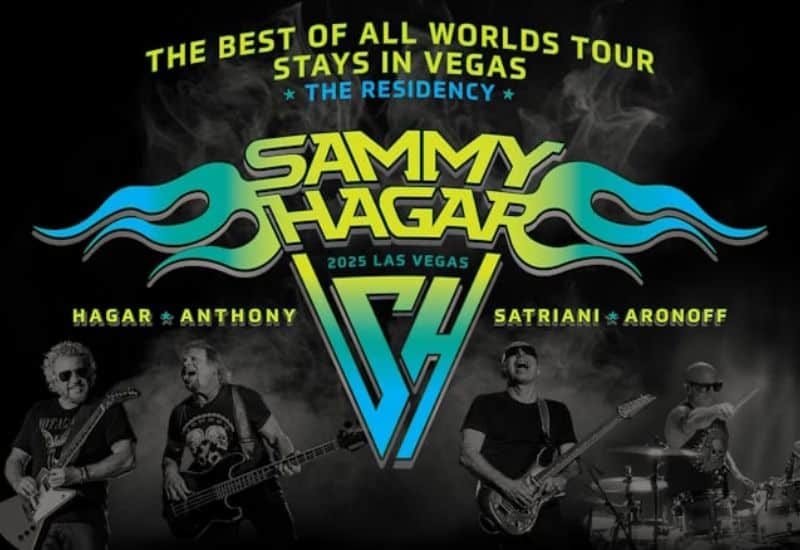 Sammy Hager: The Best of All Worlds Tour Residency (Apr 30-May 17, 2025) 