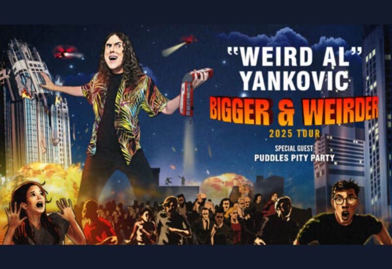 Weird Al Yankovic: Bigger & Weirder 2025 Tour (June 13-June 21)