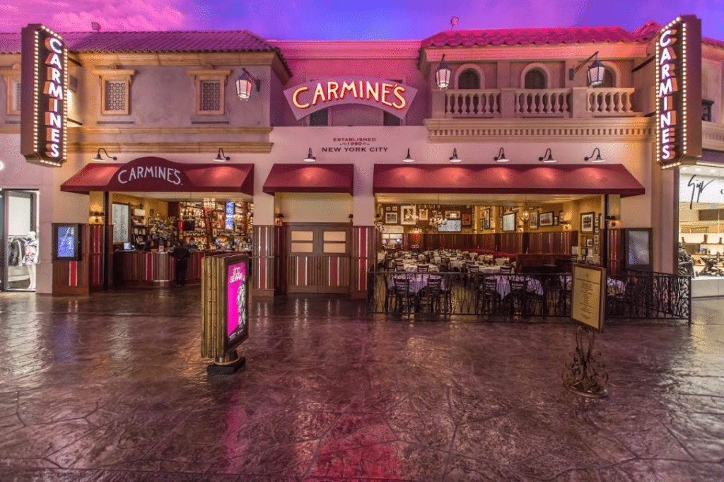 Carmine's Exterior in The Forum Shops at Caesars
 